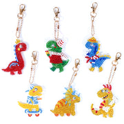 Diamond Painting - Dinosaurus Sleutelhangers